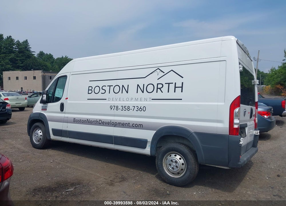 2017 RAM PROMASTER 2500 HIGH ROOF 159 WB VIN: 3C6TRVDG1HE548283