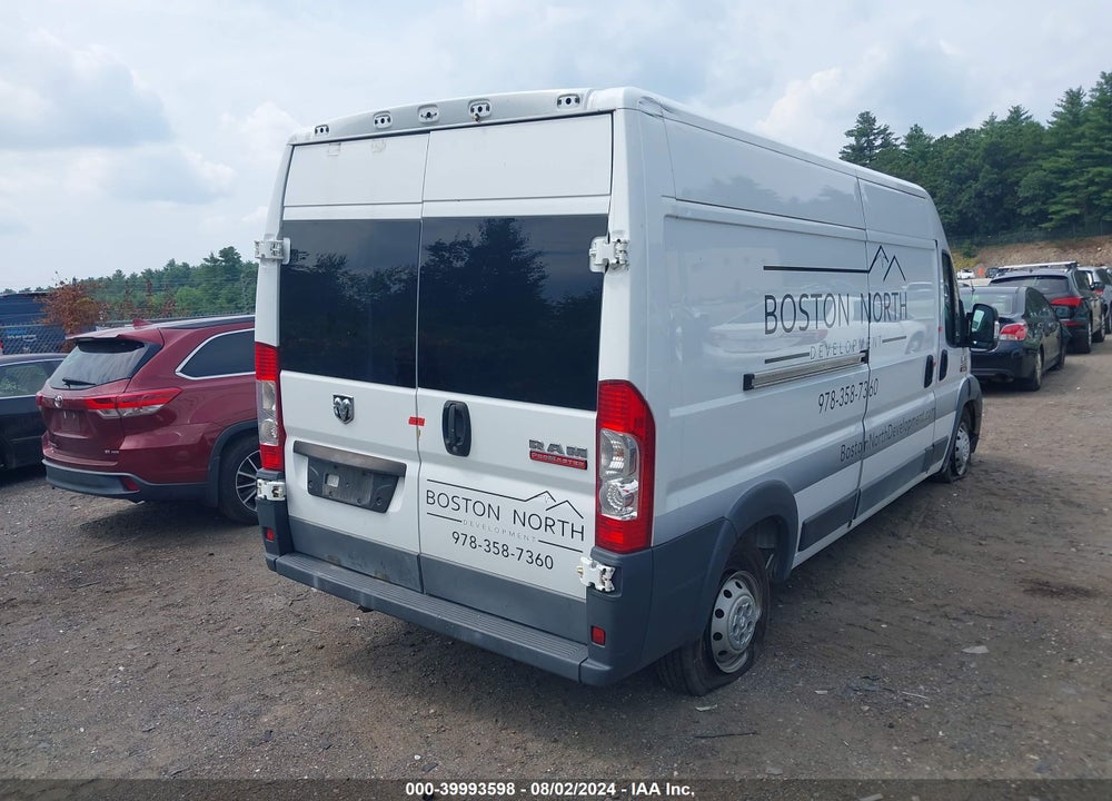 2017 RAM PROMASTER 2500 HIGH ROOF 159 WB VIN: 3C6TRVDG1HE548283