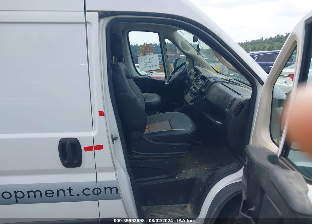 2017 RAM PROMASTER 2500 HIGH ROOF 159 WB VIN: 3C6TRVDG1HE548283
