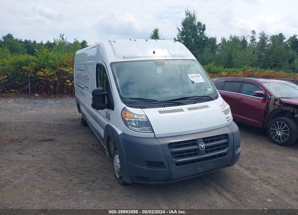 2017 RAM PROMASTER 2500 HIGH ROOF 159 WB VIN: 3C6TRVDG1HE548283