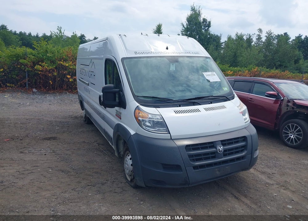 2017 RAM PROMASTER 2500 HIGH ROOF 159 WB VIN: 3C6TRVDG1HE548283