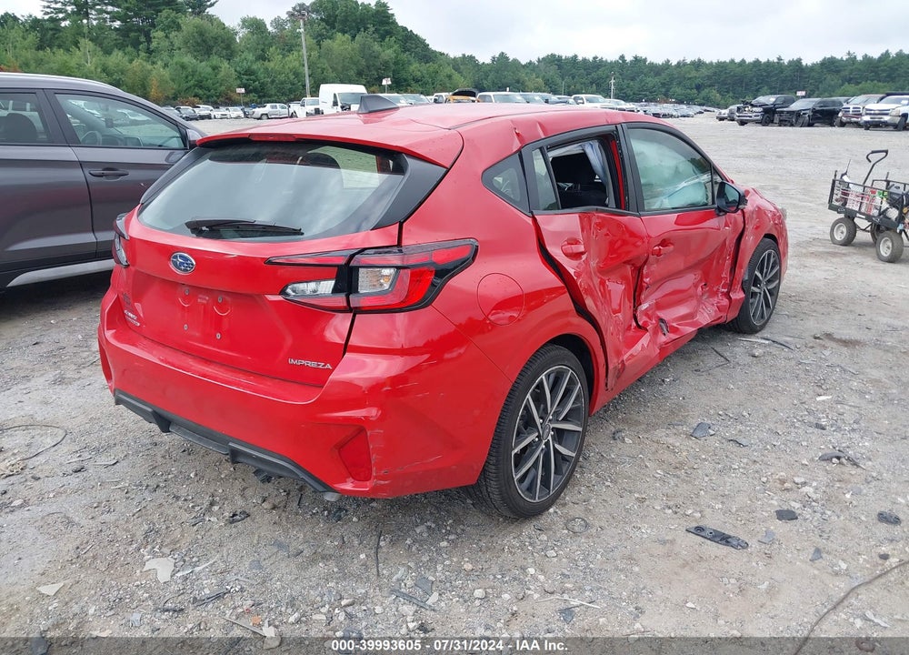 2024 SUBARU IMPREZA SPORT 5-DOOR VIN: JF1GUAFC9R8282444