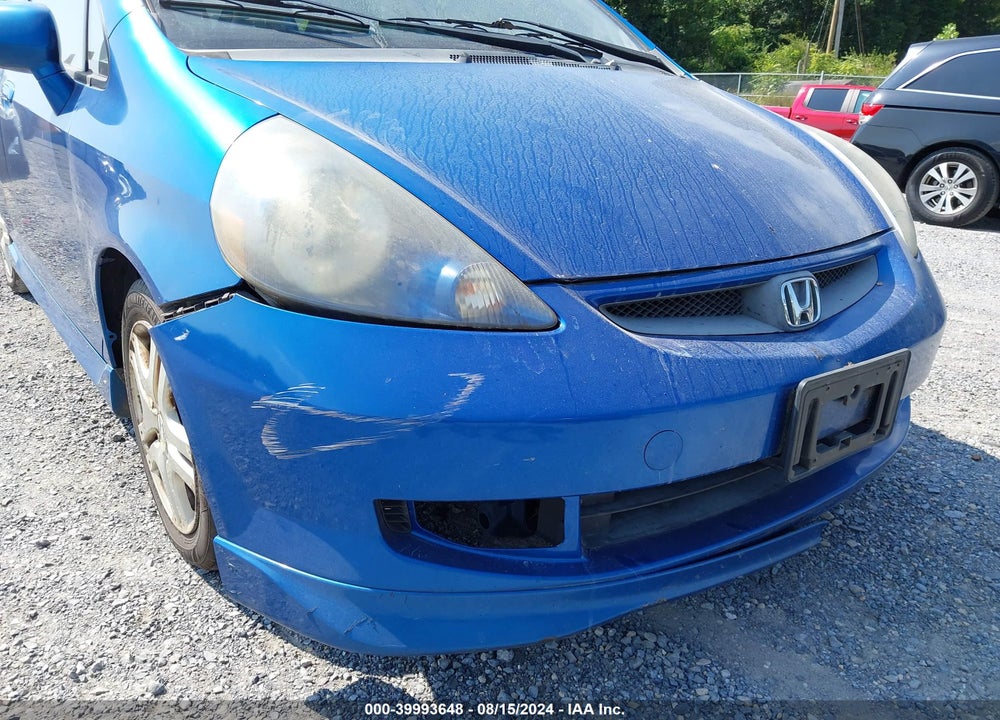 2007 HONDA FIT SPORT VIN: JHMGD38677S049674