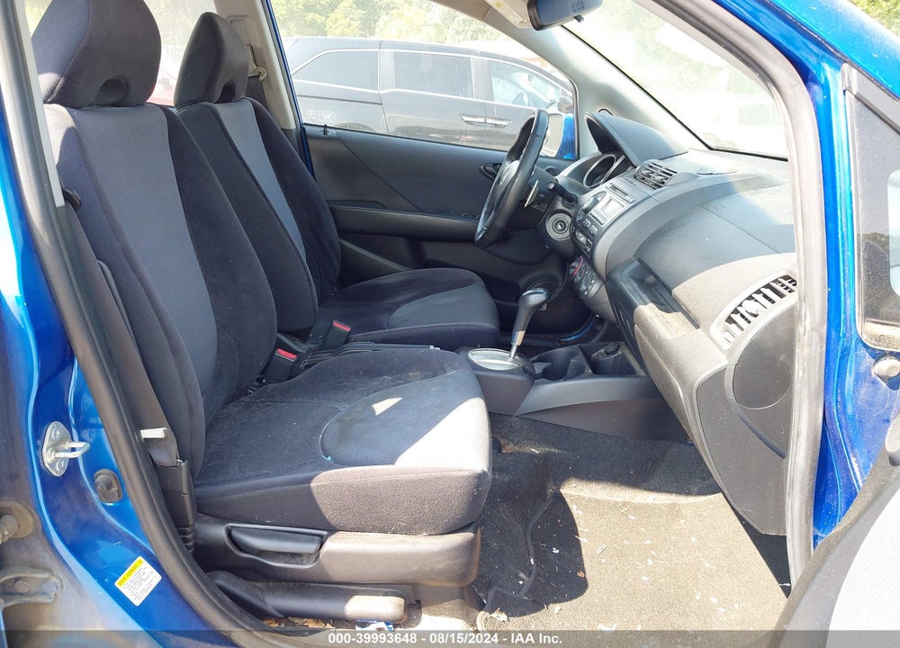 2007 HONDA FIT SPORT VIN: JHMGD38677S049674