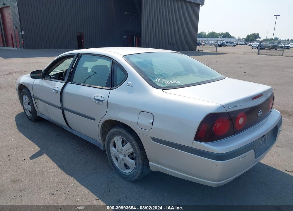 2004 CHEVROLET IMPALA VIN: 2G1WF52E149101292