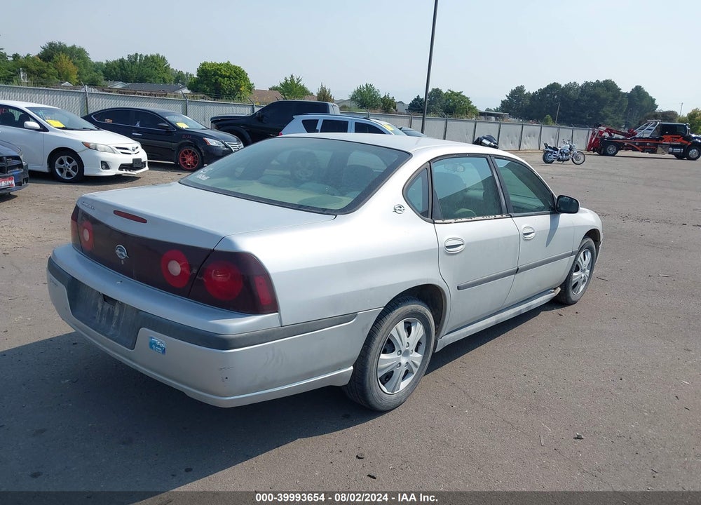 2004 CHEVROLET IMPALA VIN: 2G1WF52E149101292