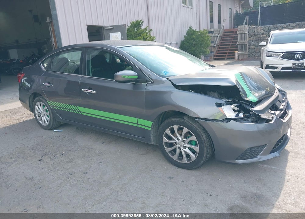 2019 NISSAN SENTRA SV VIN: 3N1AB7APXKY259898