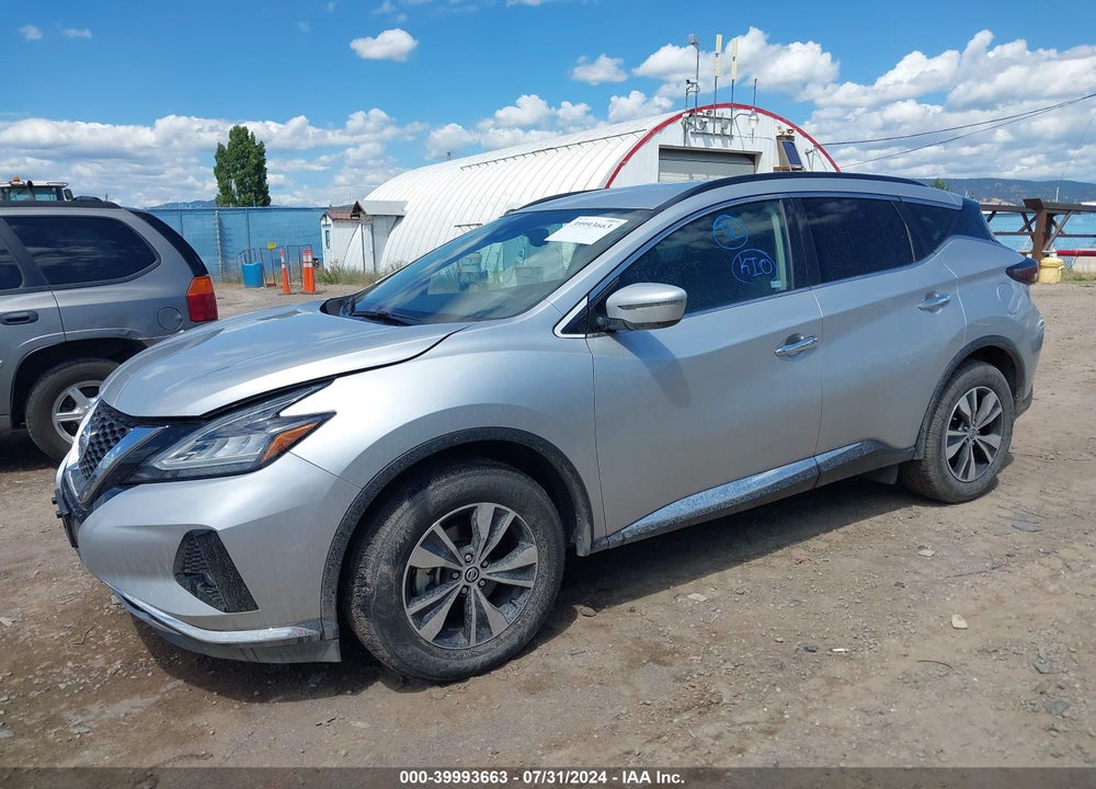 2021 NISSAN MURANO SV FWD VIN: 5N1AZ2BJ5MC146907