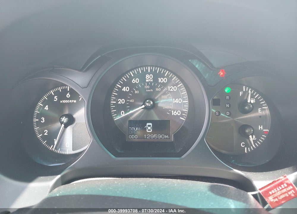 2007 LEXUS GS 350 VIN: JTHCE96S470011863
