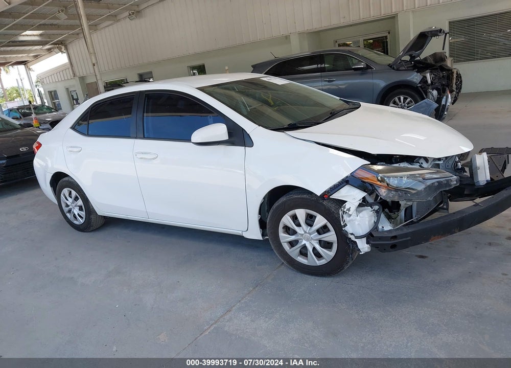 2019 TOYOTA COROLLA L VIN: 5YFBURHE2KP875252