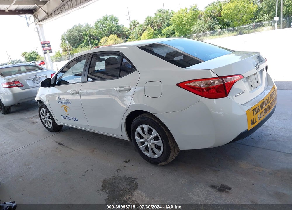 2019 TOYOTA COROLLA L VIN: 5YFBURHE2KP875252