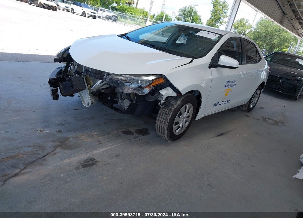 2019 TOYOTA COROLLA L VIN: 5YFBURHE2KP875252