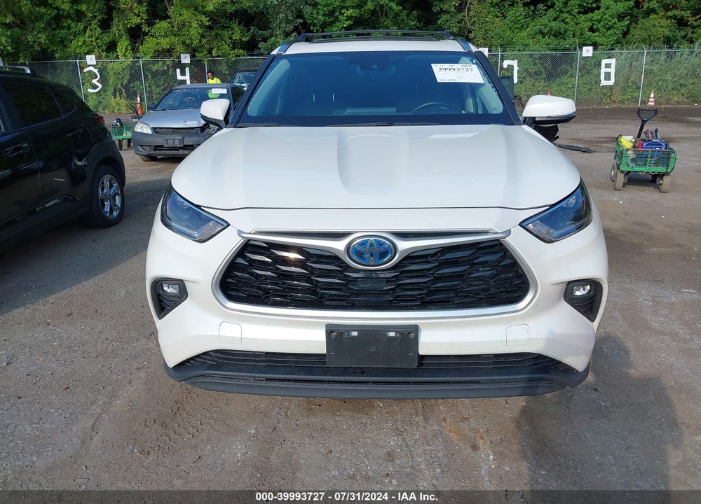 2021 TOYOTA HIGHLANDER HYBRID XLE VIN: 5TDHBRCH3MS518190