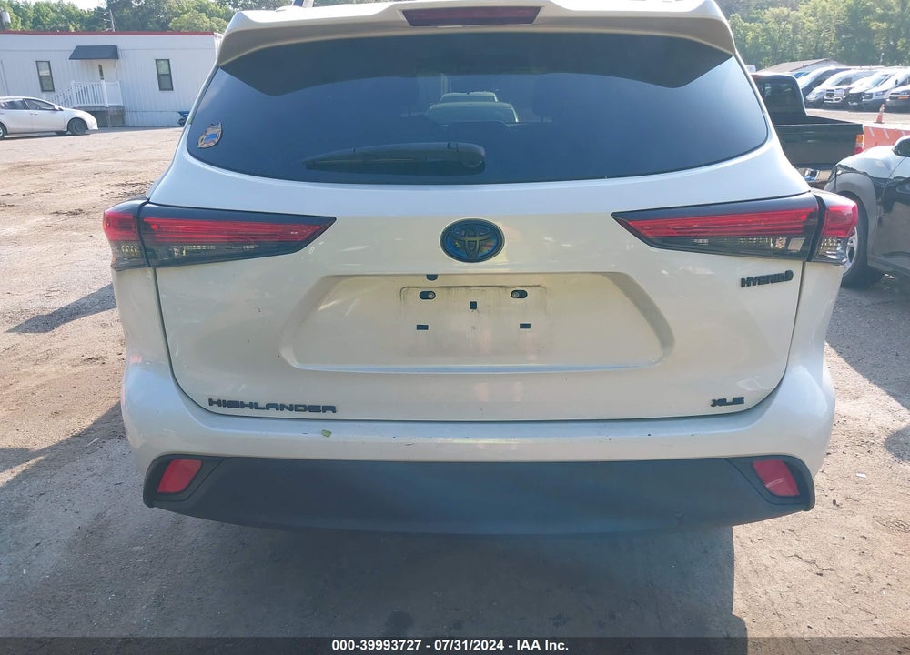 2021 TOYOTA HIGHLANDER HYBRID XLE VIN: 5TDHBRCH3MS518190