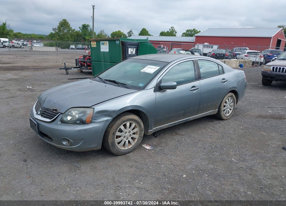 2007 MITSUBISHI GALANT ES VIN: 4A3AB56F07E028995