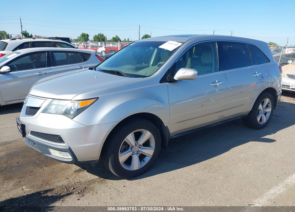 2010 ACURA MDX TECHNOLOGY PACKAGE VIN: 2HNYD2H6XAH514747