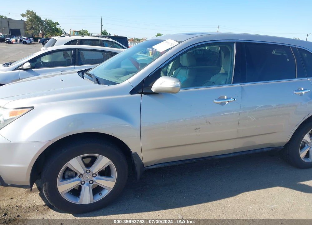 2010 ACURA MDX TECHNOLOGY PACKAGE VIN: 2HNYD2H6XAH514747