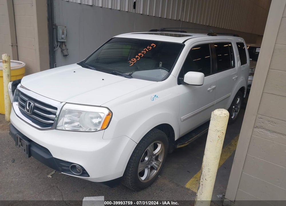 2012 HONDA PILOT EX-L VIN: 5FNYF4H57CB004898