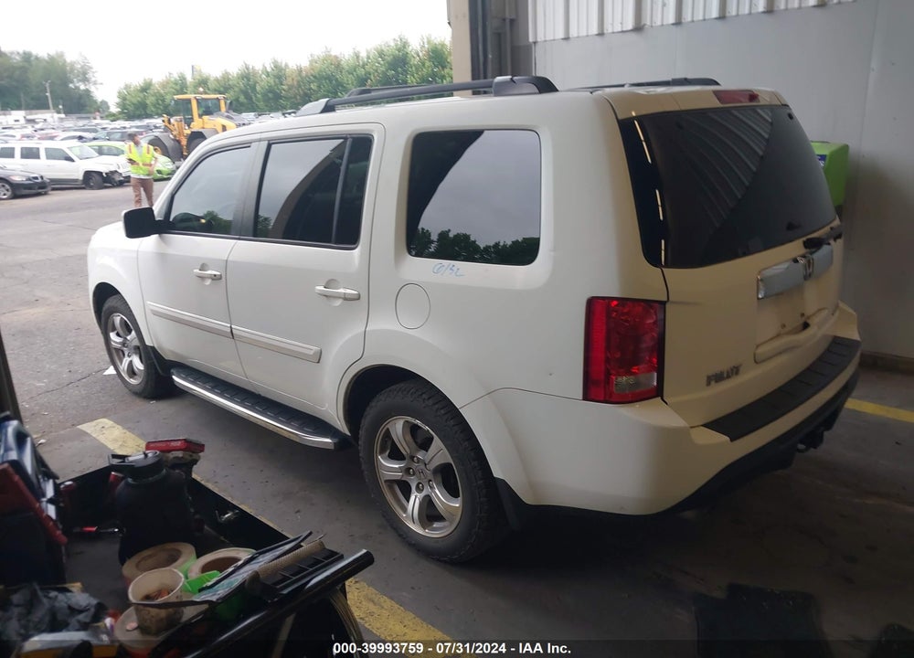2012 HONDA PILOT EX-L VIN: 5FNYF4H57CB004898