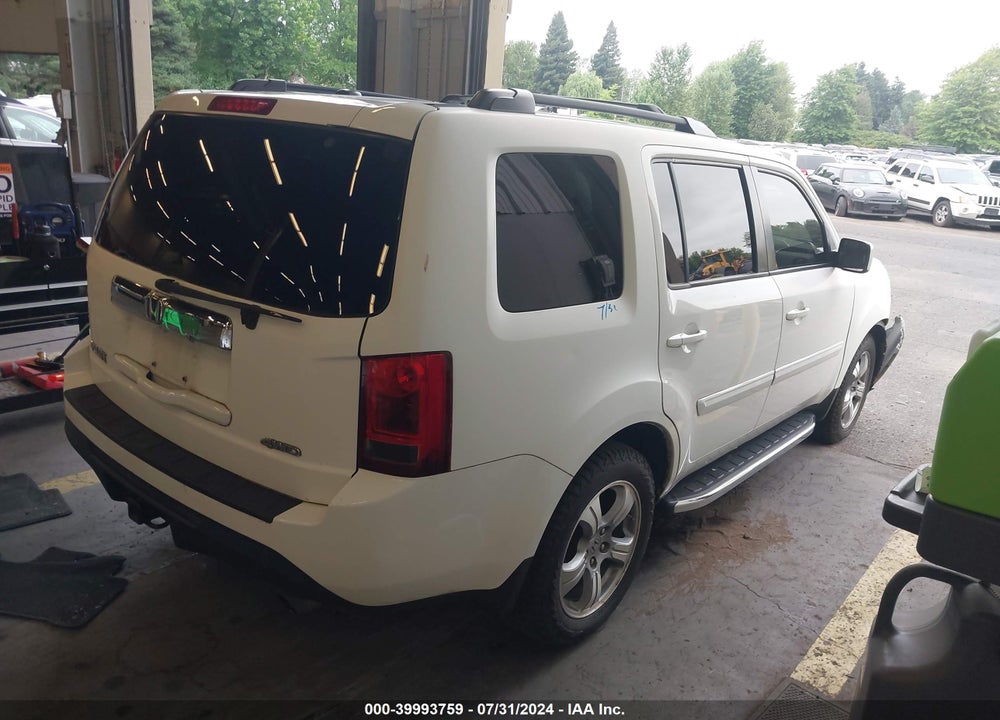 2012 HONDA PILOT EX-L VIN: 5FNYF4H57CB004898