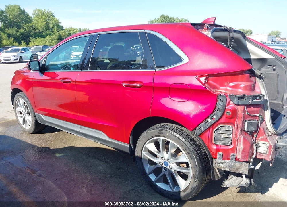 2015 FORD EDGE TITANIUM VIN: 2FMPK4K82FBB91815