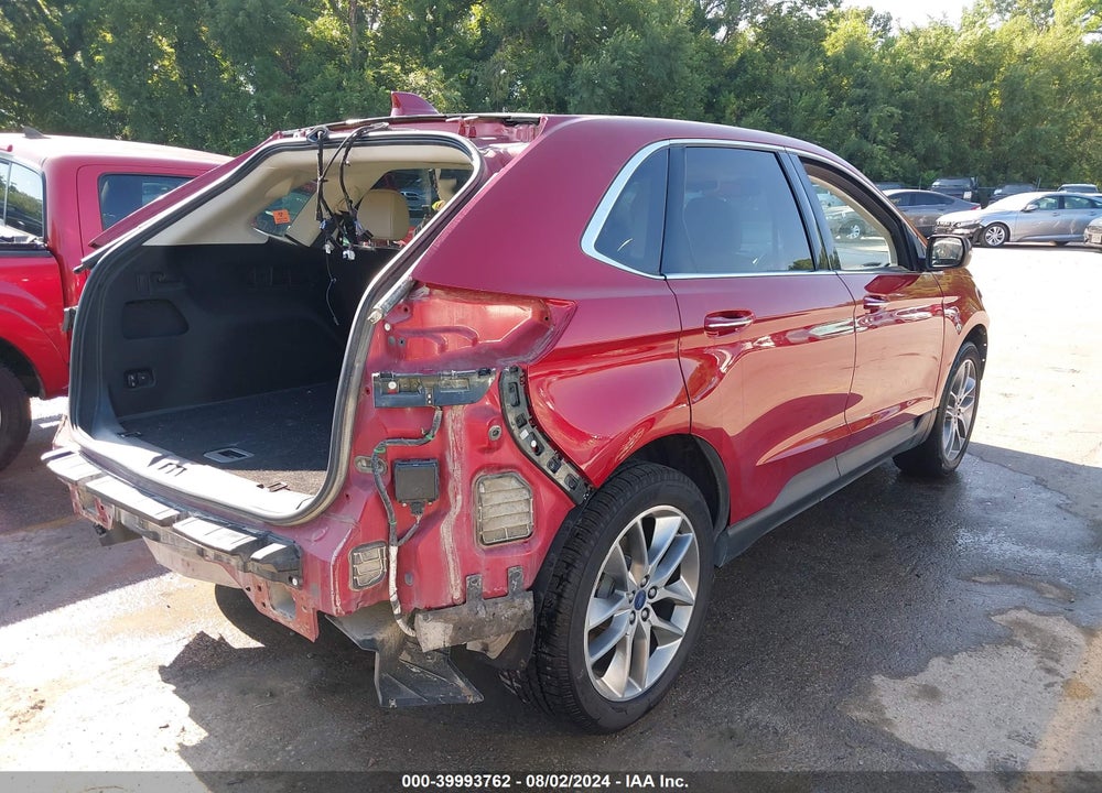 2015 FORD EDGE TITANIUM VIN: 2FMPK4K82FBB91815