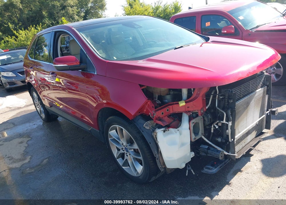 2015 FORD EDGE TITANIUM VIN: 2FMPK4K82FBB91815
