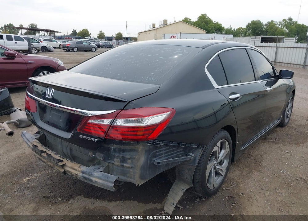 2016 HONDA ACCORD SPORT VIN: 1HGCR2F52GA107168