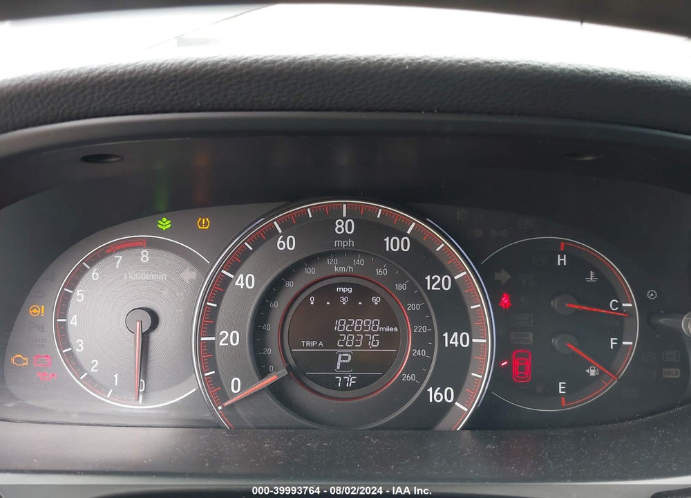 2016 HONDA ACCORD SPORT VIN: 1HGCR2F52GA107168