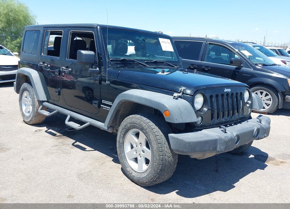 2014 JEEP WRANGLER UNLIMITED SPORT VIN: 1C4BJWDG3EL194075