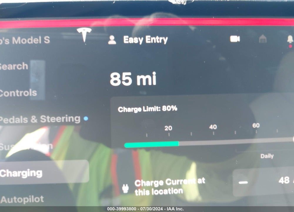 2022 TESLA MODEL S DUAL MOTOR ALL-WHEEL DRIVE VIN: 5YJSA1E50NF483160