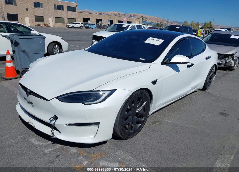 2022 TESLA MODEL S DUAL MOTOR ALL-WHEEL DRIVE VIN: 5YJSA1E50NF483160