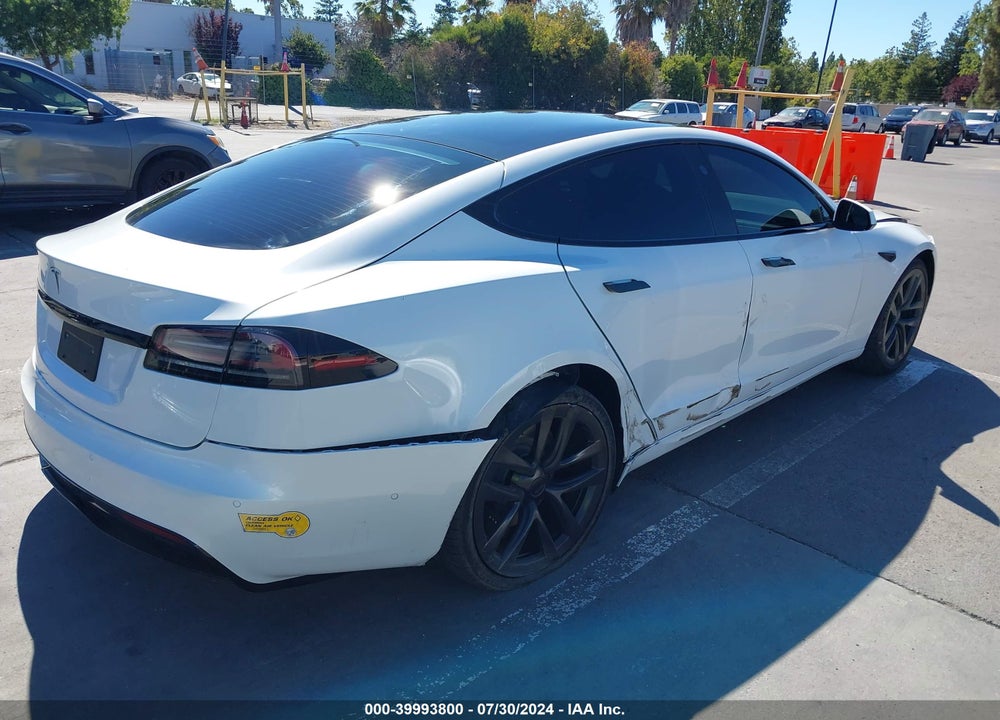 2022 TESLA MODEL S DUAL MOTOR ALL-WHEEL DRIVE VIN: 5YJSA1E50NF483160