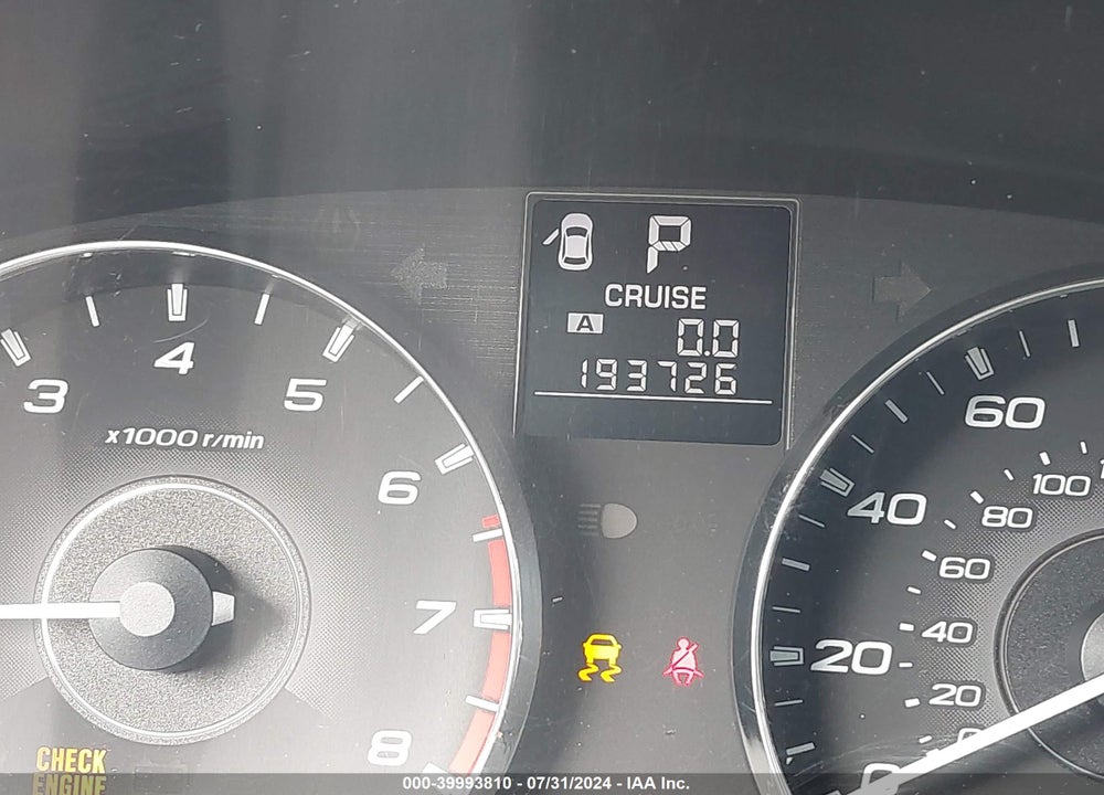 2012 SUBARU OUTBACK VIN: 4S4BRBKC9C3262020