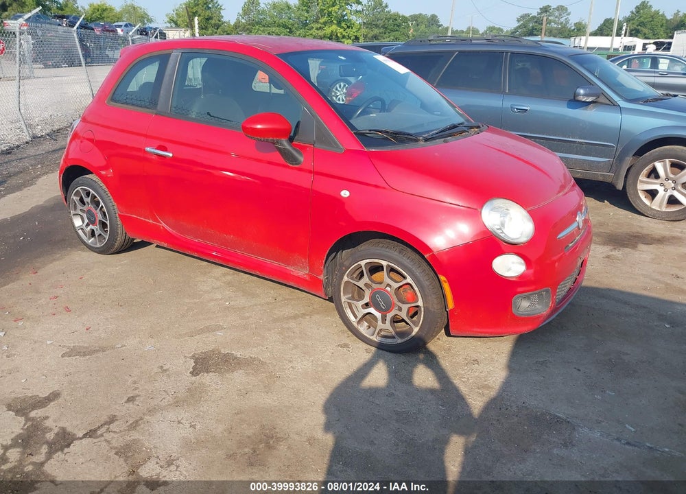 2012 FIAT 500 SPORT VIN: 3C3CFFBR5CT347054