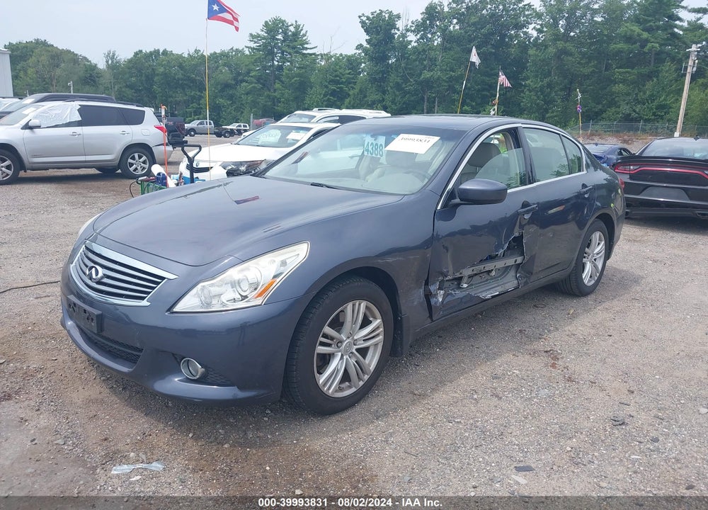 2013 INFINITI G37X VIN: JN1CV6AR0DM351507