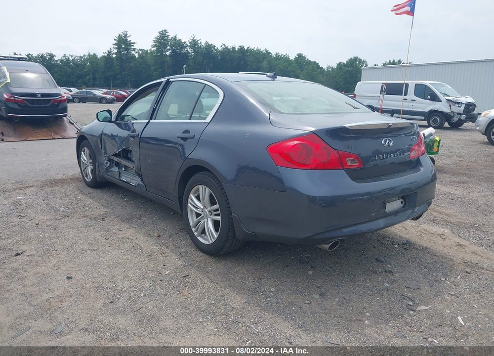 2013 INFINITI G37X VIN: JN1CV6AR0DM351507