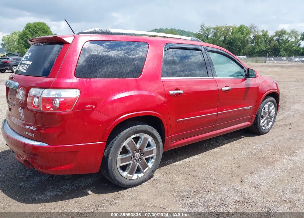 2012 GMC ACADIA DENALI VIN: 1GKKVTED5CJ354199