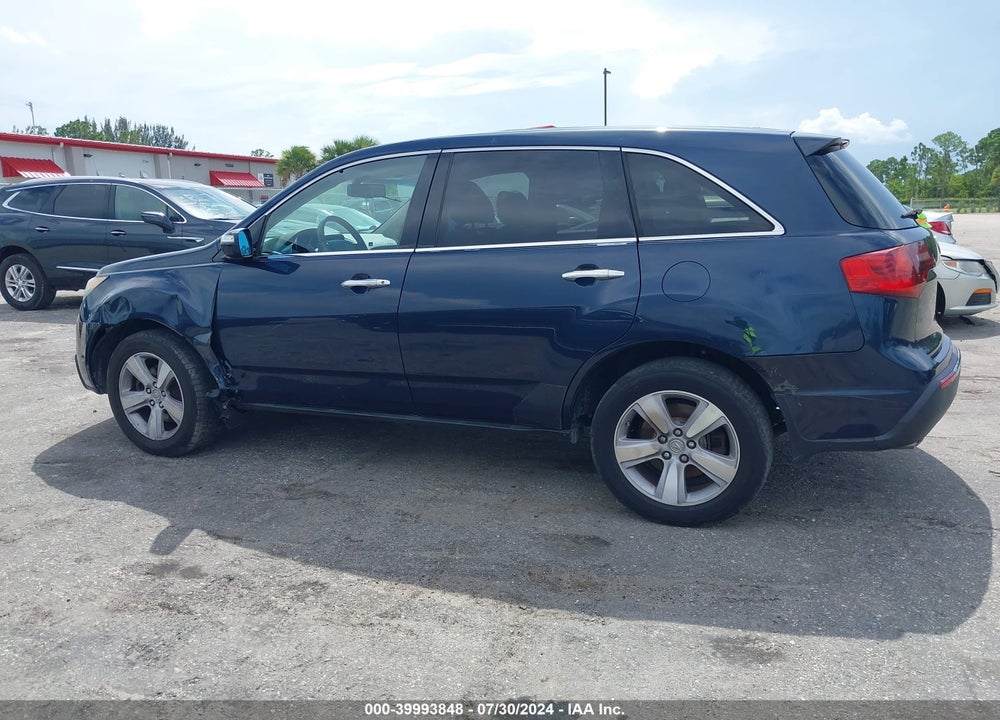 2013 ACURA MDX VIN: 2HNYD2H24DH506631