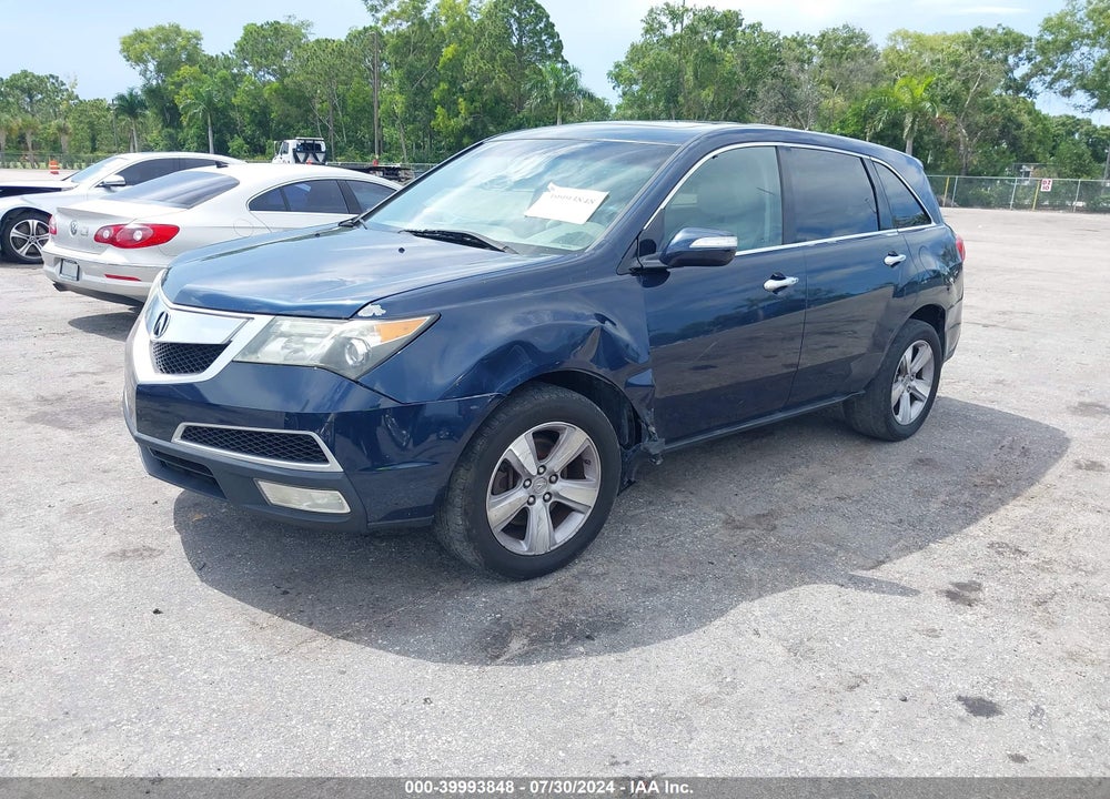 2013 ACURA MDX VIN: 2HNYD2H24DH506631