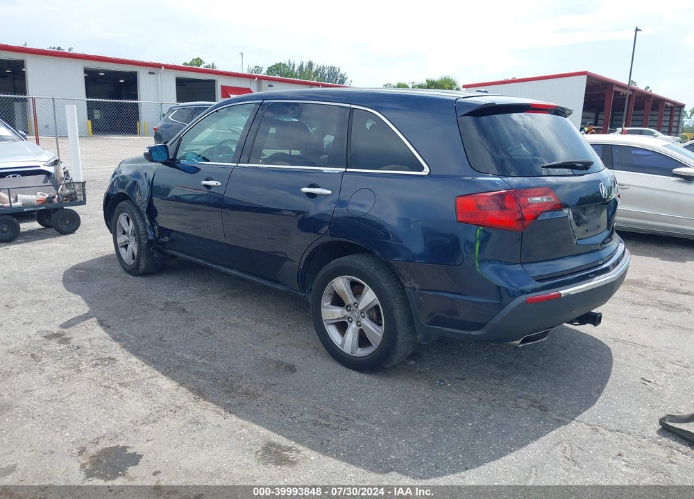 2013 ACURA MDX VIN: 2HNYD2H24DH506631