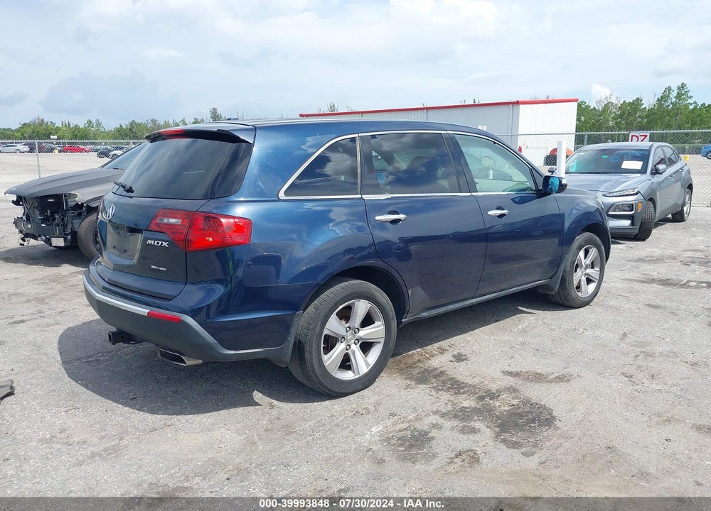 2013 ACURA MDX VIN: 2HNYD2H24DH506631