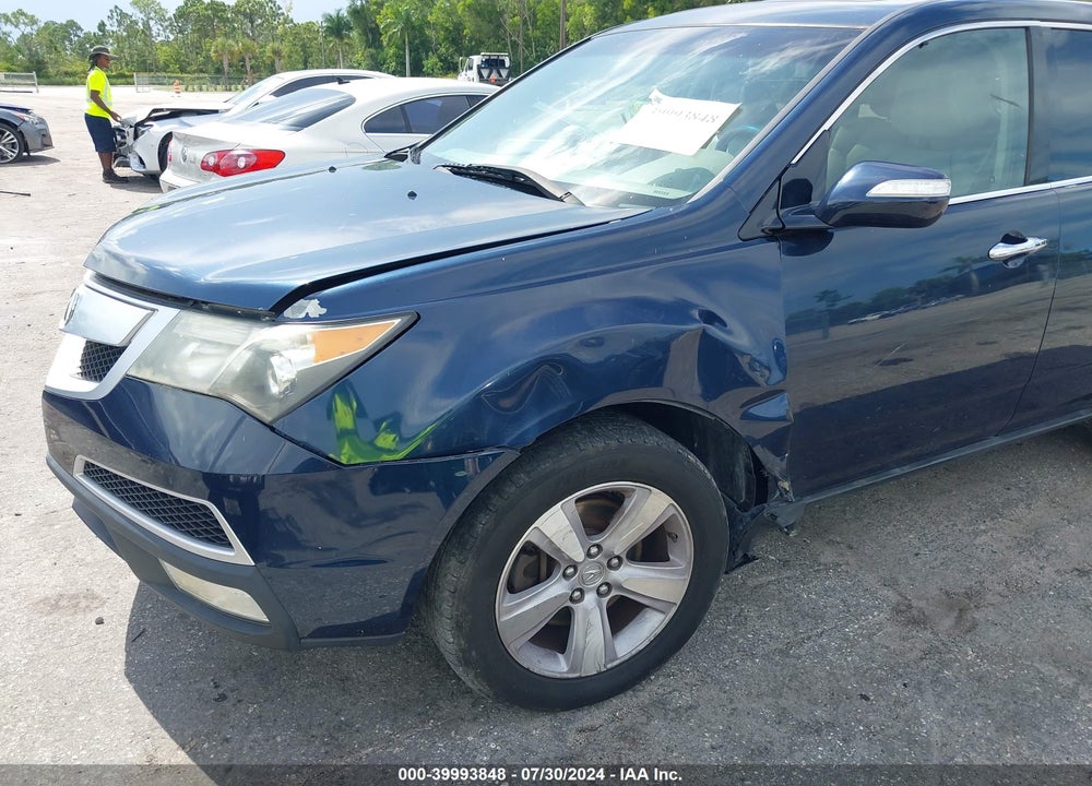 2013 ACURA MDX VIN: 2HNYD2H24DH506631