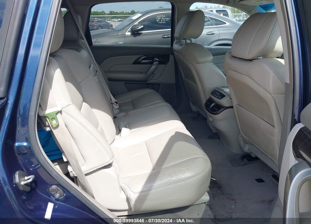 2013 ACURA MDX VIN: 2HNYD2H24DH506631