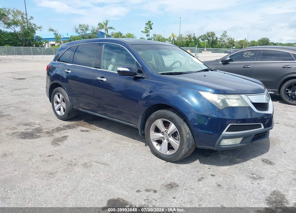 2013 ACURA MDX VIN: 2HNYD2H24DH506631