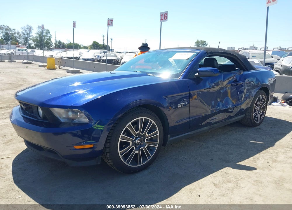2010 FORD MUSTANG VIN: 1ZVBP8FH4A5117551