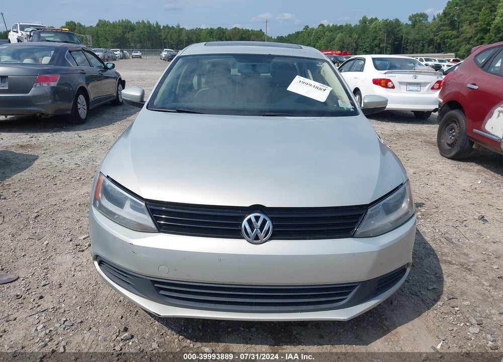 2012 VOLKSWAGEN JETTA 2.5L SE VIN: 3VWDP7AJXCM302133