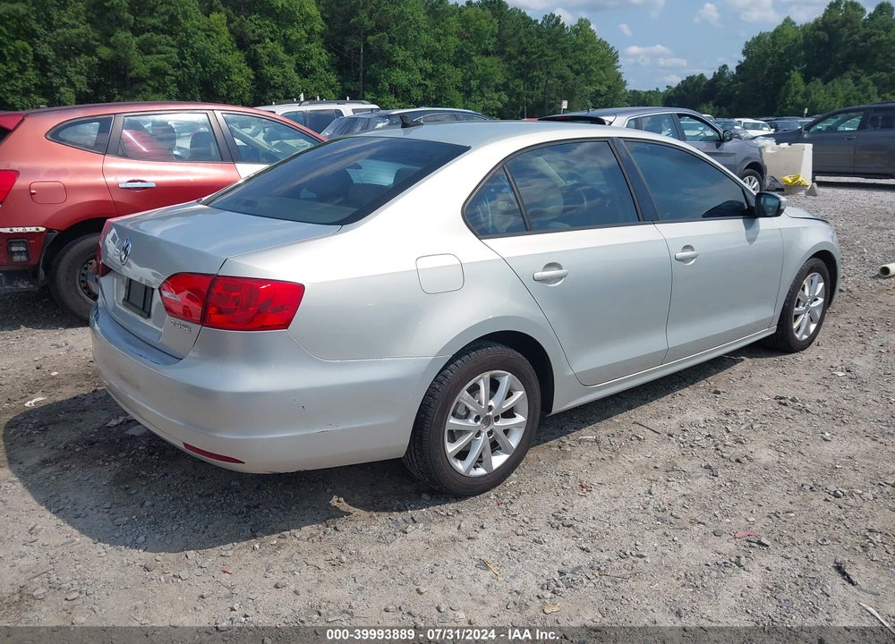 2012 VOLKSWAGEN JETTA 2.5L SE VIN: 3VWDP7AJXCM302133