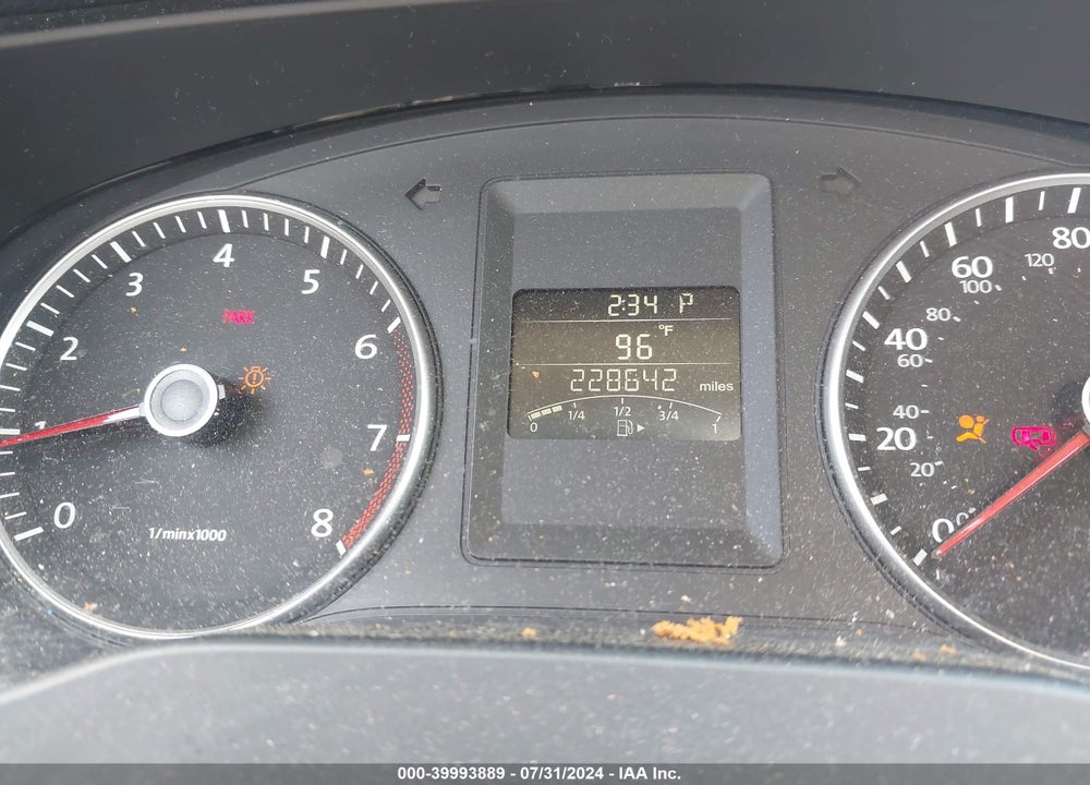 2012 VOLKSWAGEN JETTA 2.5L SE VIN: 3VWDP7AJXCM302133