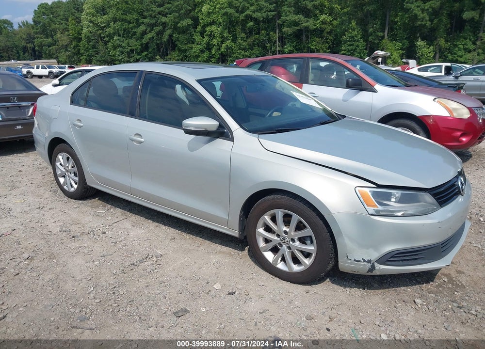2012 VOLKSWAGEN JETTA 2.5L SE VIN: 3VWDP7AJXCM302133